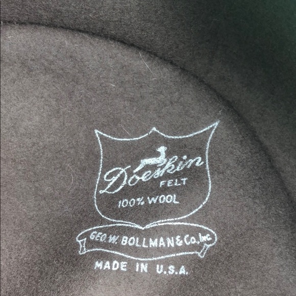 Doeskin Felt Wool Hat Vintage Junior Seasons - Picture 6 of 7